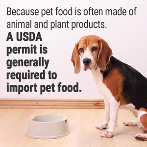 can I import dog food