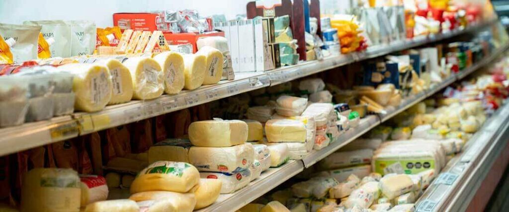 Imported cheese and other dairy products that require an import license.