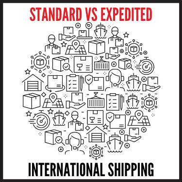 Standard vs Expedited International Shipping