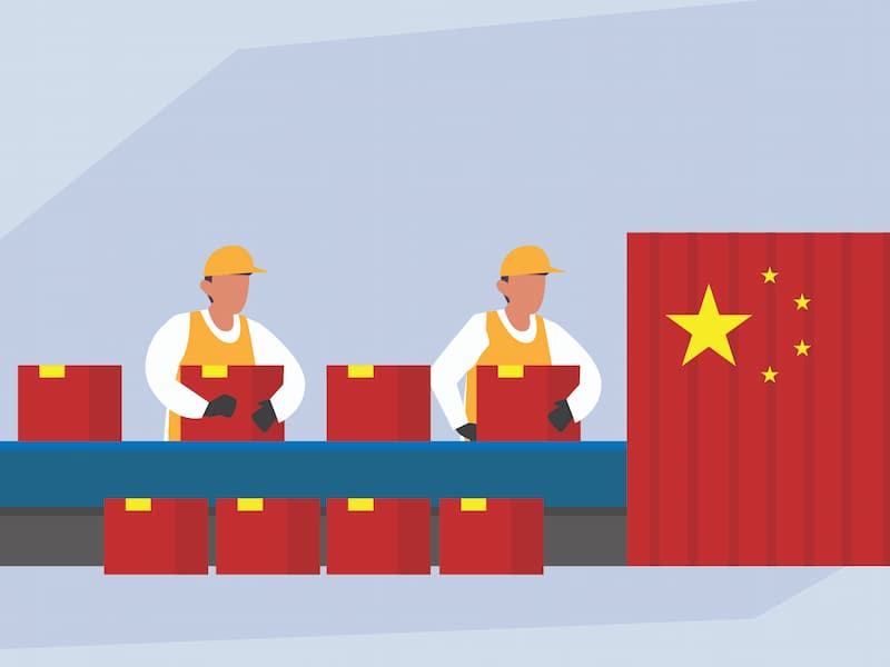 Tariff rates applied directly to imports from China