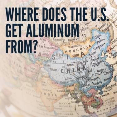 Where Does the U.S. Get Aluminum From