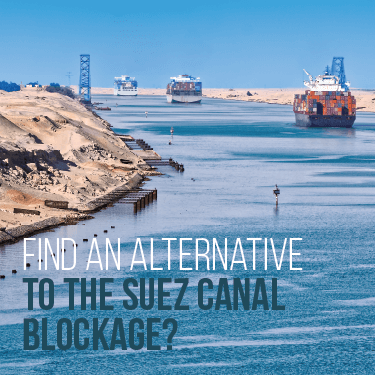 Find an alternative to the Suez Canal Blockage