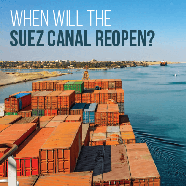 When will the Suez Canal reopen?