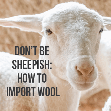 Don’t Be Sheepish: How to Import Wool
