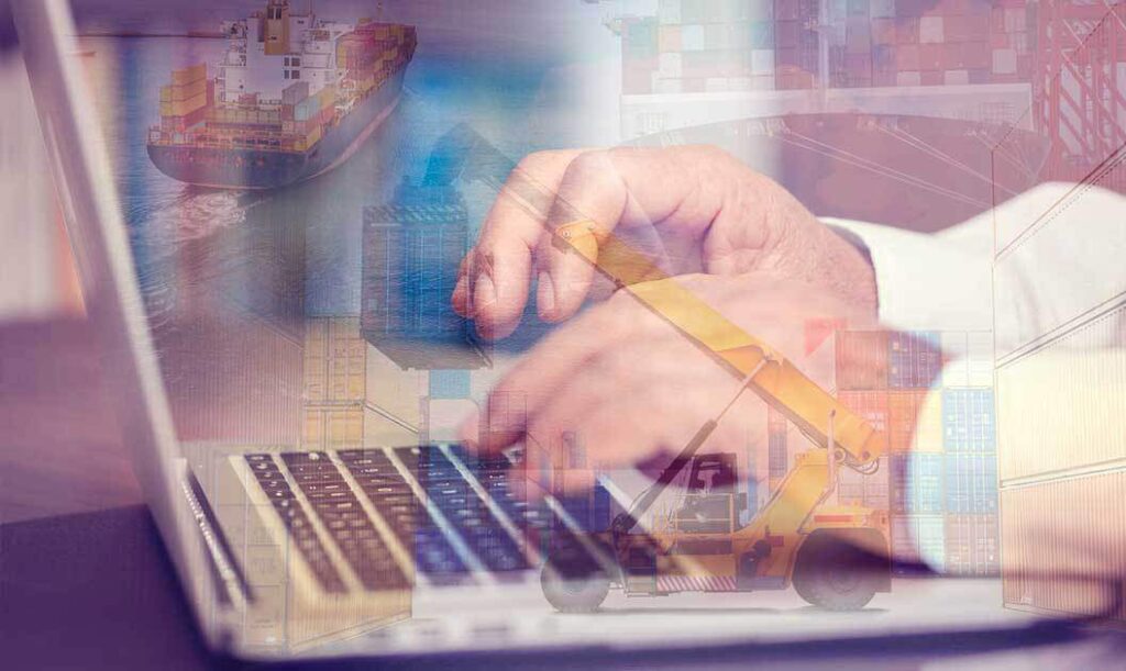 An importer applying for an ATA carnet on a computer