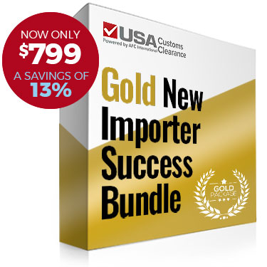 Gold New Importer Success Bundle